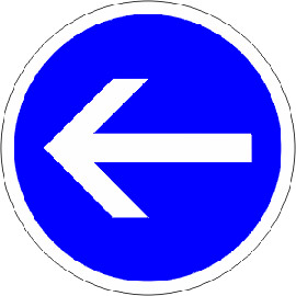 Obligation-de-tourner-à-gauche